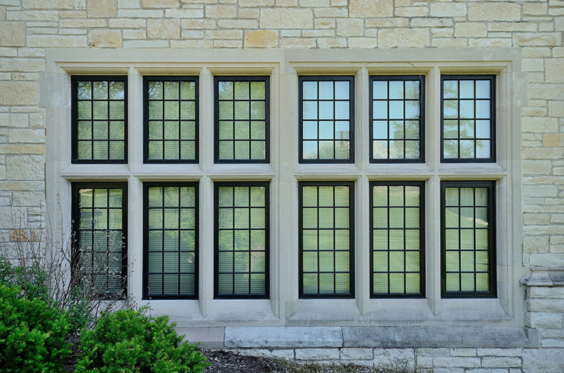 University Hall Toledo new windows